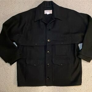 Filson Double Mackinaw Cruiser Jacket #83 Dark Gray Mens Size 46